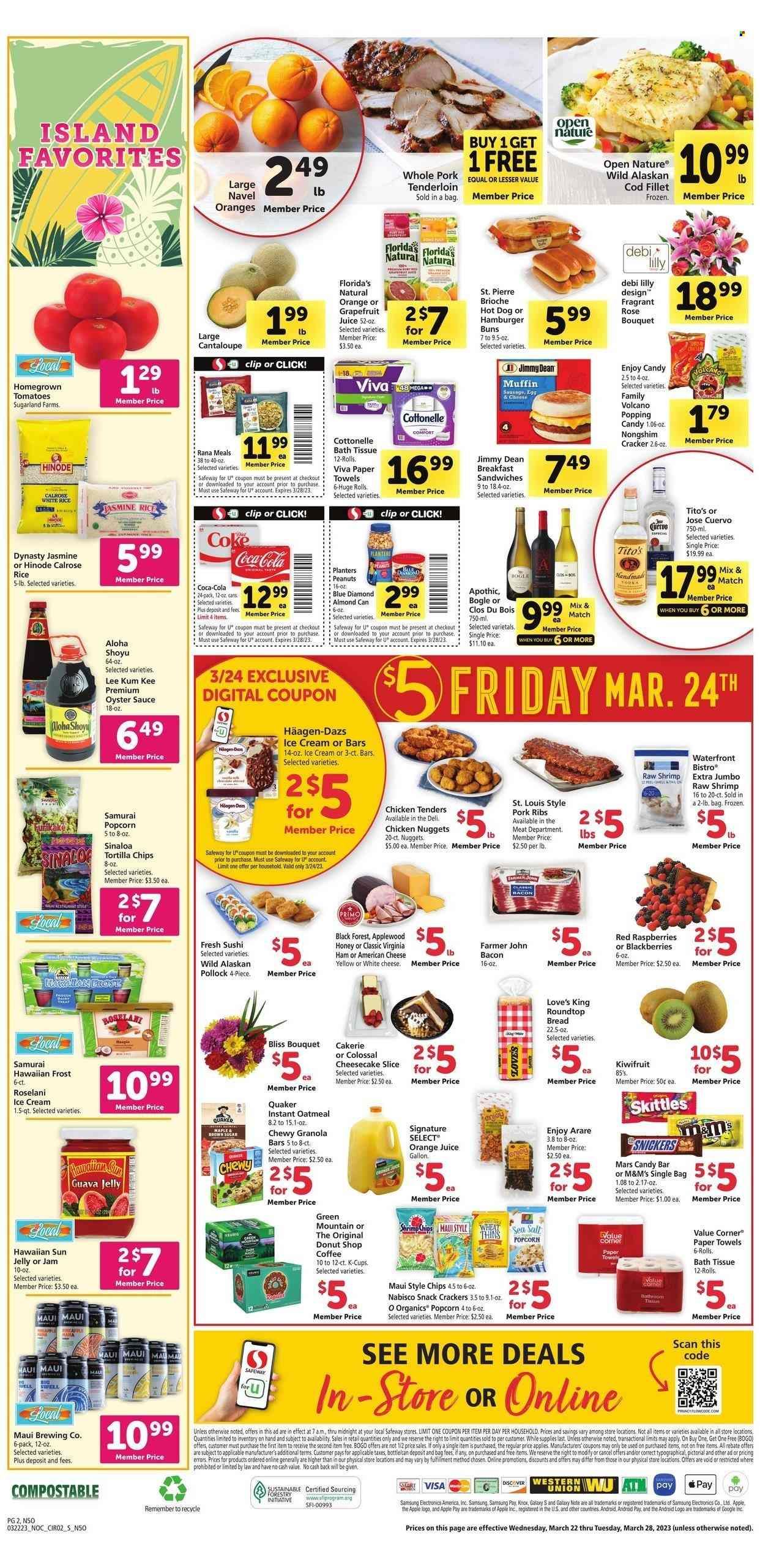 Safeway (HI) Weekly Ad Flyer Specials March 22 to March 28, 2023
