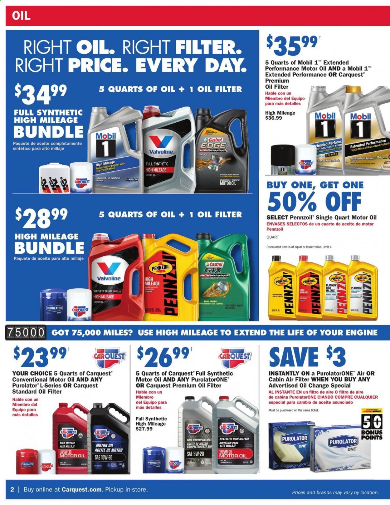 Car Quest Weekly Ad & Flyer April 30 to May 27