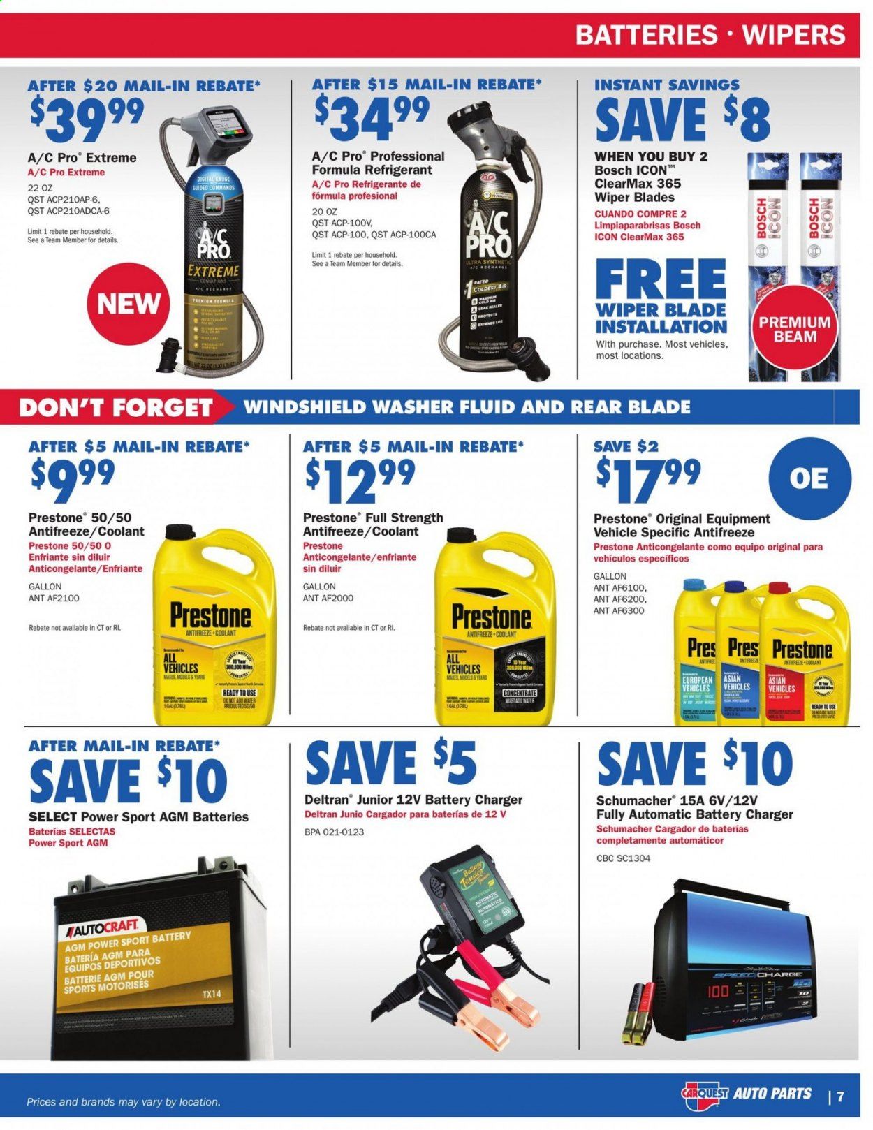 Car Quest Weekly Ad & Flyer April 30 to May 27