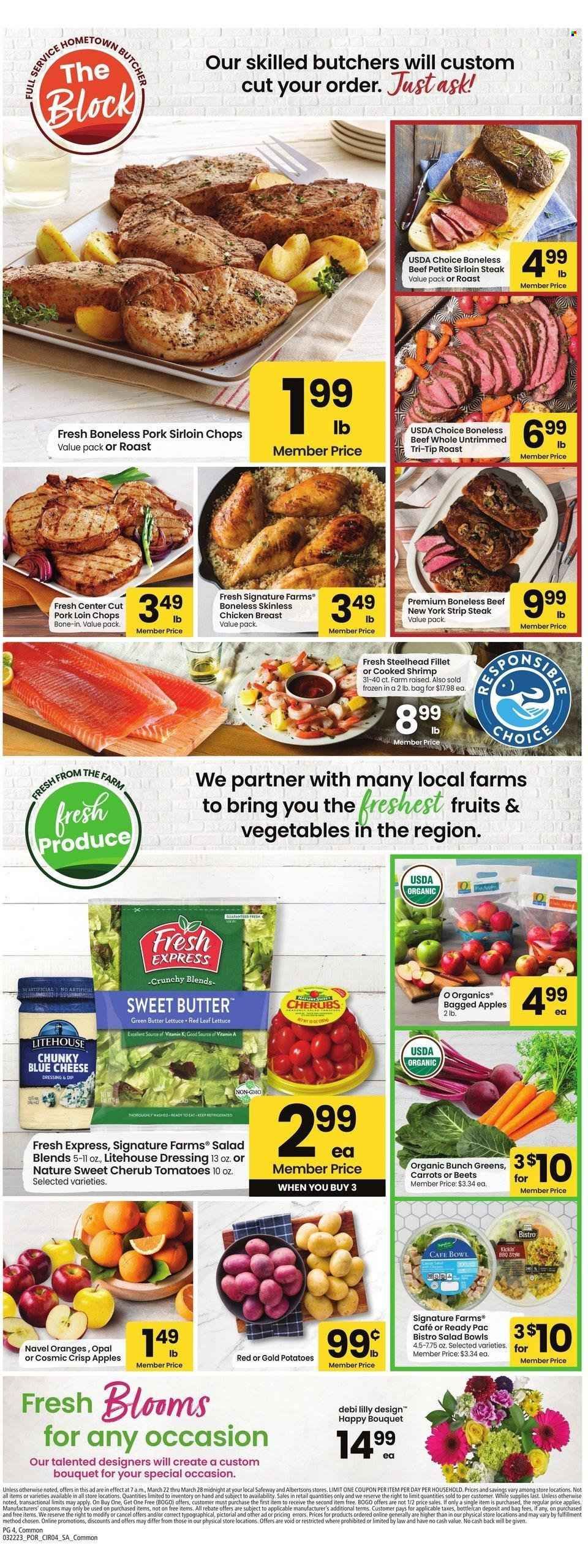Safeway (OR) Weekly Ad Flyer Specials March 22 to March 28, 2023