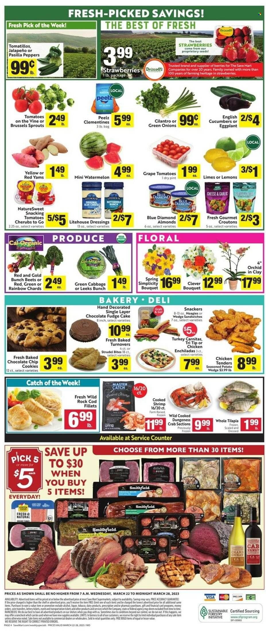 Save Mart (CA, NV) Weekly Ad Flyer Specials March 22 to March 28, 2023
