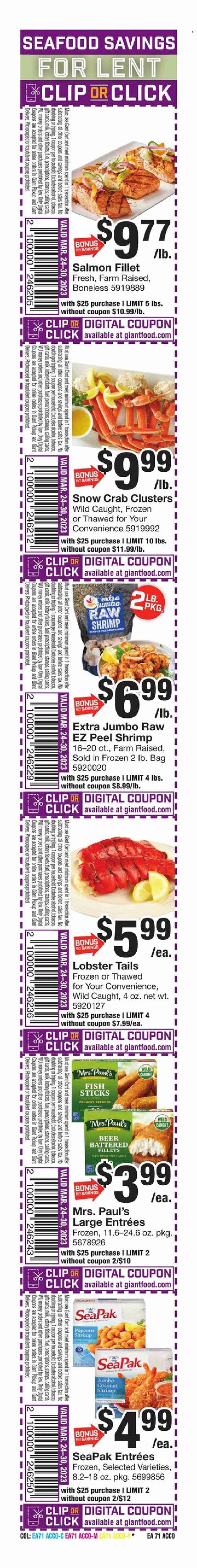 Giant Food (DE, MD, VA) Weekly Ad Flyer Specials March 24 to March 30, 2023