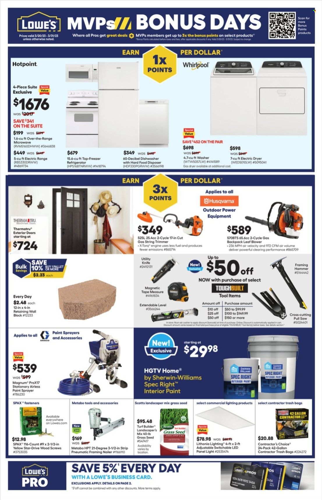 Lowe's Weekly Ad Flyer Specials March 20 to March 31, 2023