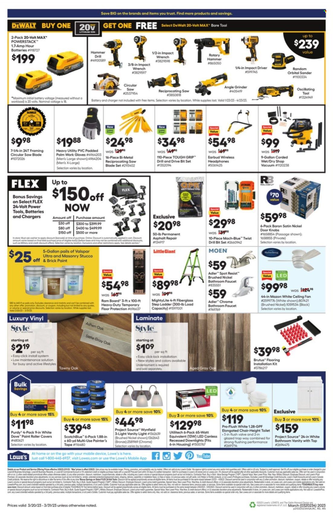 Lowe's Weekly Ad Flyer Specials March 20 to March 31, 2023