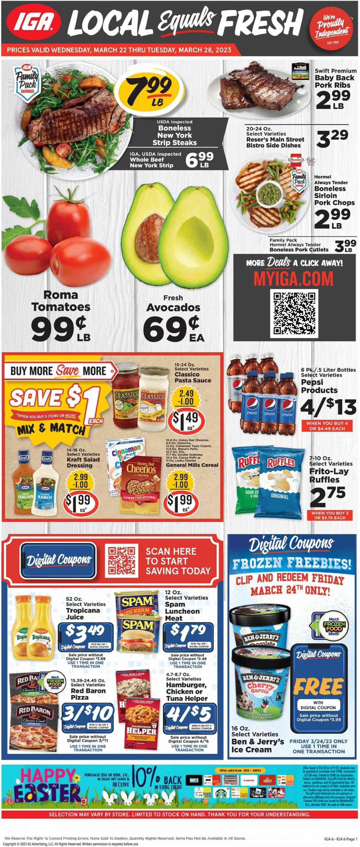 IGA (TN) Weekly Ad Flyer Specials March 22 to March 28, 2023