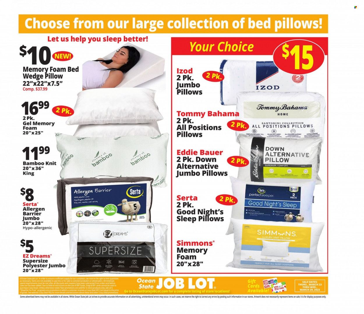 Ocean State Job Lot (CT, MA, ME, NH, NJ, NY, RI, VT) Weekly Ad Flyer Specials March 23 to March 29, 2023