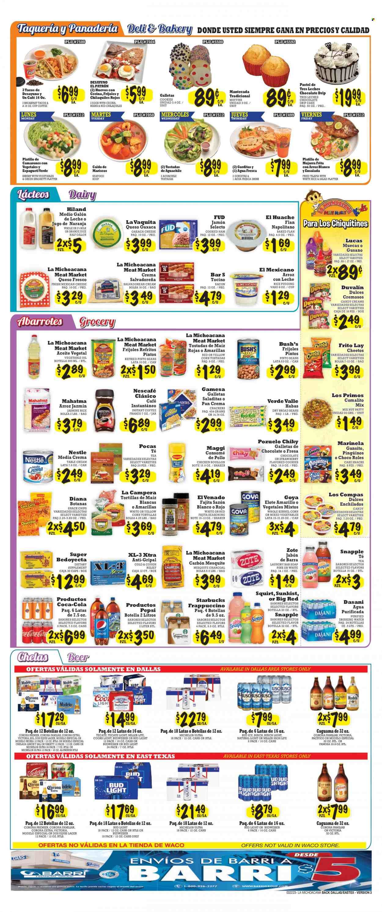 La Michoacana Meat Market (TX) Weekly Ad Flyer Specials March 22 to April 4, 2023