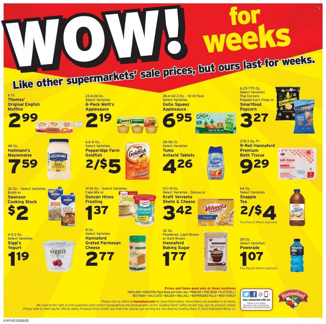 Hannaford (NY) Weekly Ad Flyer Specials March 26 to April 1, 2023