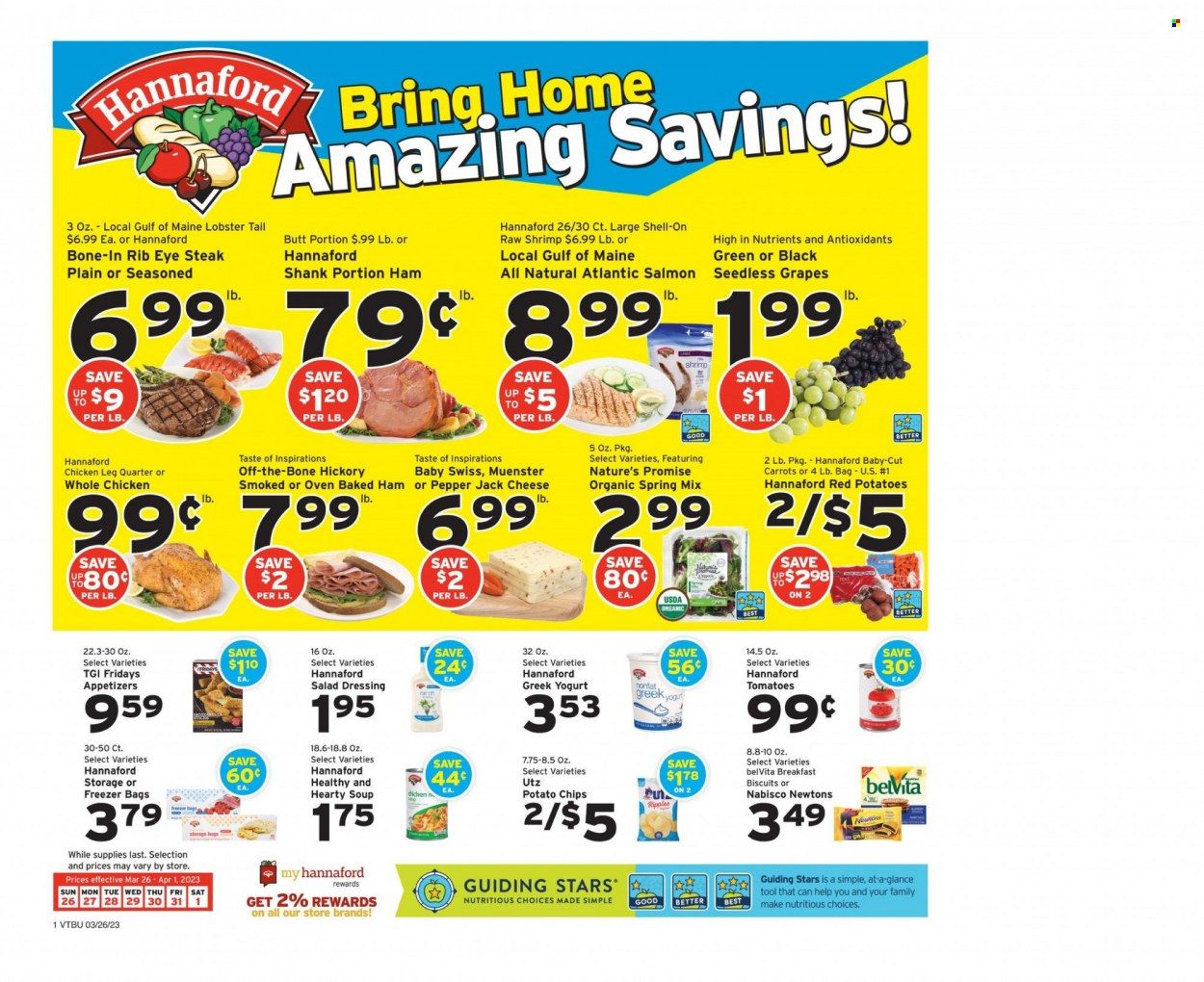 Hannaford (VT) Weekly Ad Flyer Specials March 26 to April 1, 2023