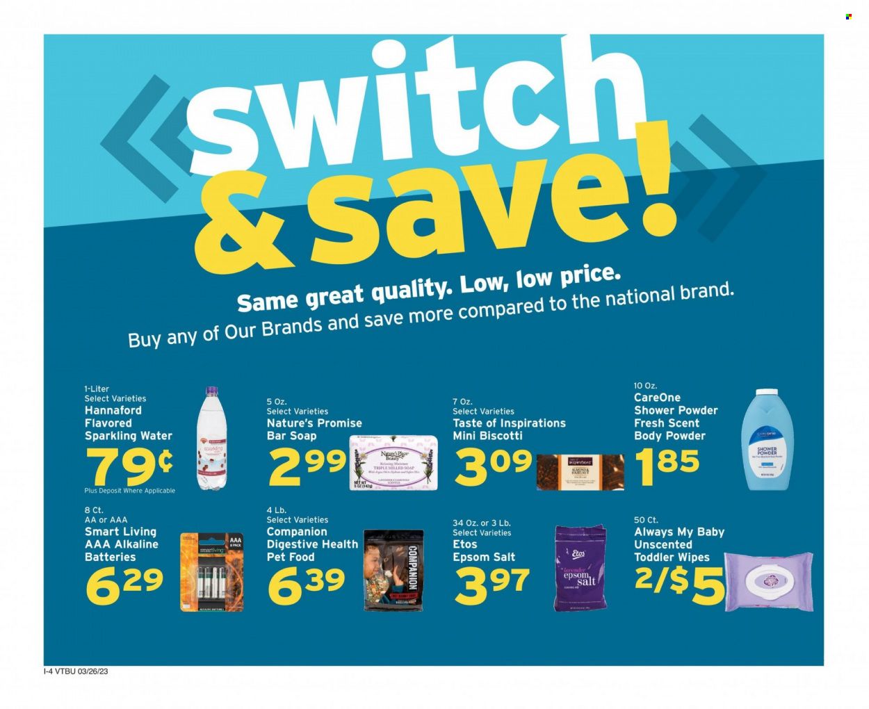 Hannaford (VT) Weekly Ad Flyer Specials March 26 to April 1, 2023