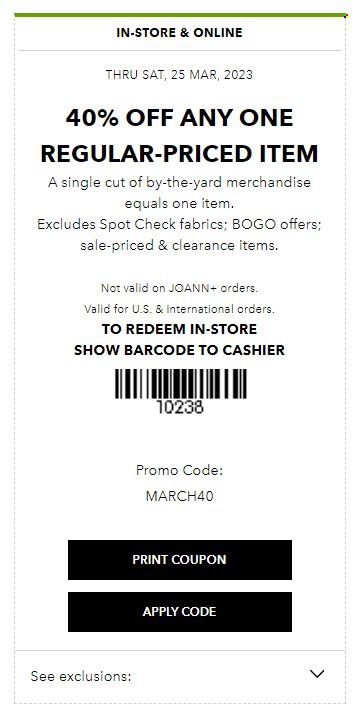JOANN Weekly Ad Flyer Specials March 24 to March 25, 2023