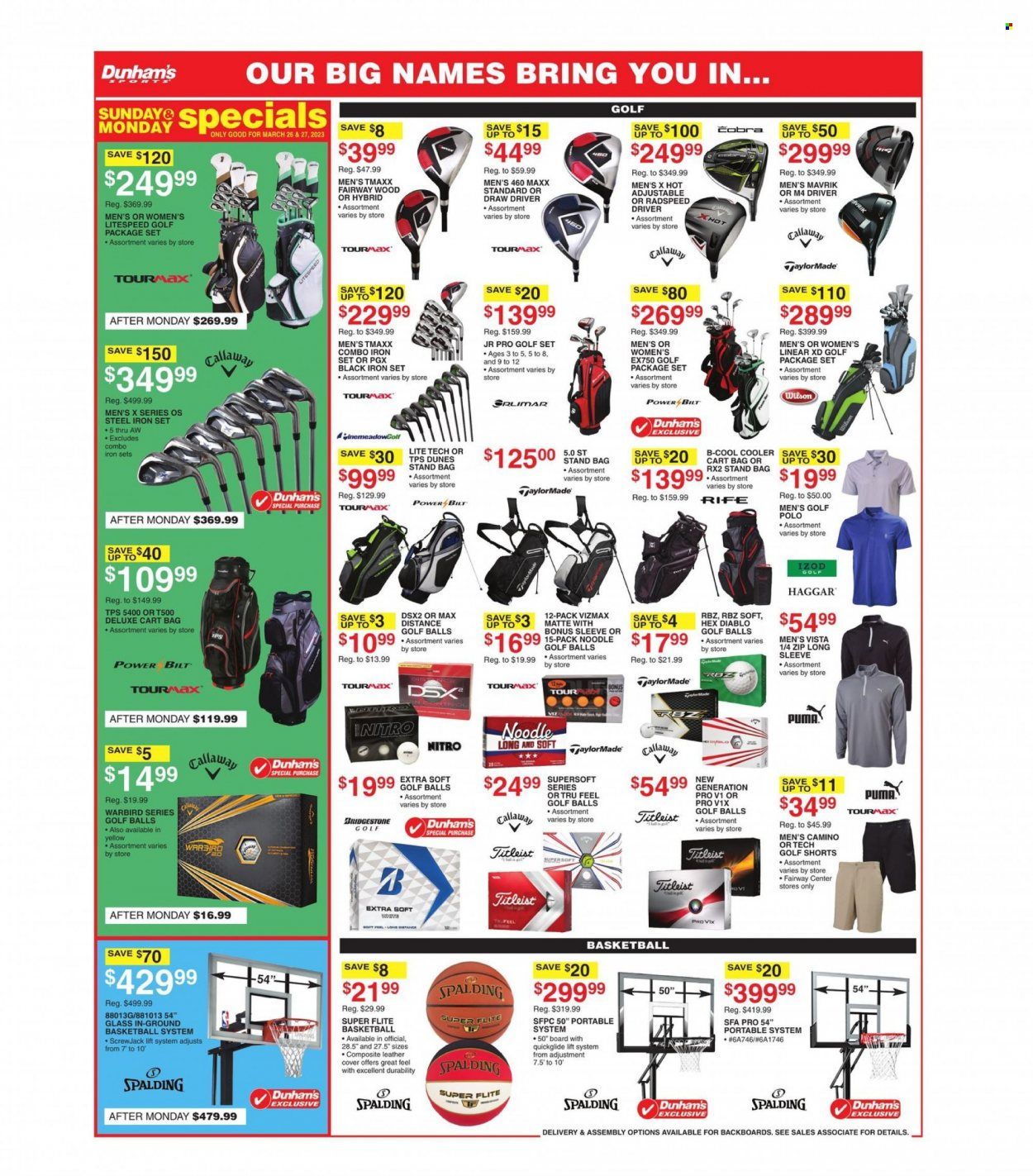 Dunham's Sports (MI, PA, WI) Weekly Ad Flyer Specials March 25 to March 30, 2023