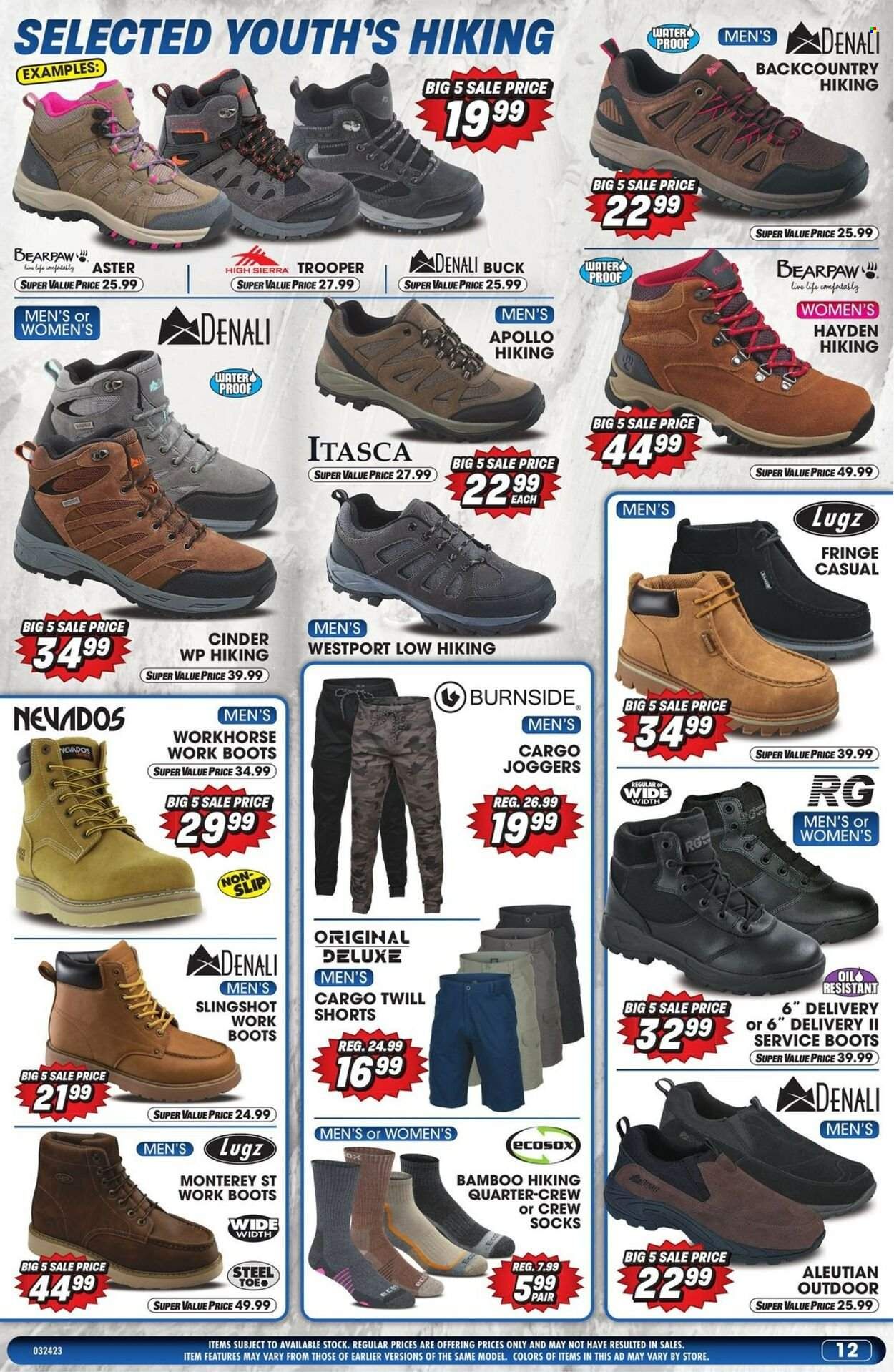 Big 5 (AZ, CA, CO, ID, NM, OR, UT, WA) Weekly Ad Flyer Specials March 24 to March 30, 2023
