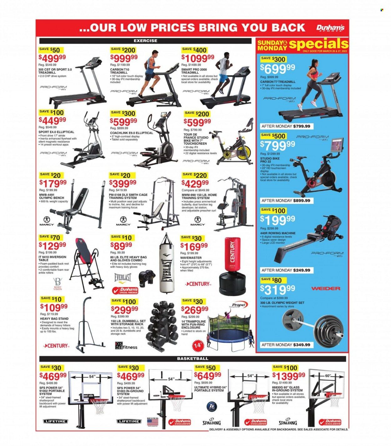 Dunham's Sports (OH) Weekly Ad Flyer Specials March 25 to March 30, 2023