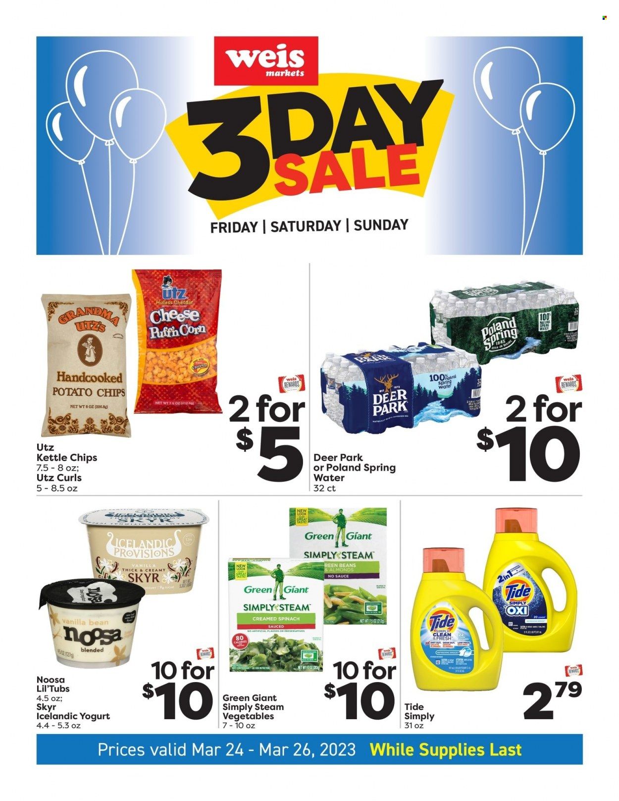 Weis (MD, NY, PA) Weekly Ad Flyer Specials March 24 to March 26, 2023