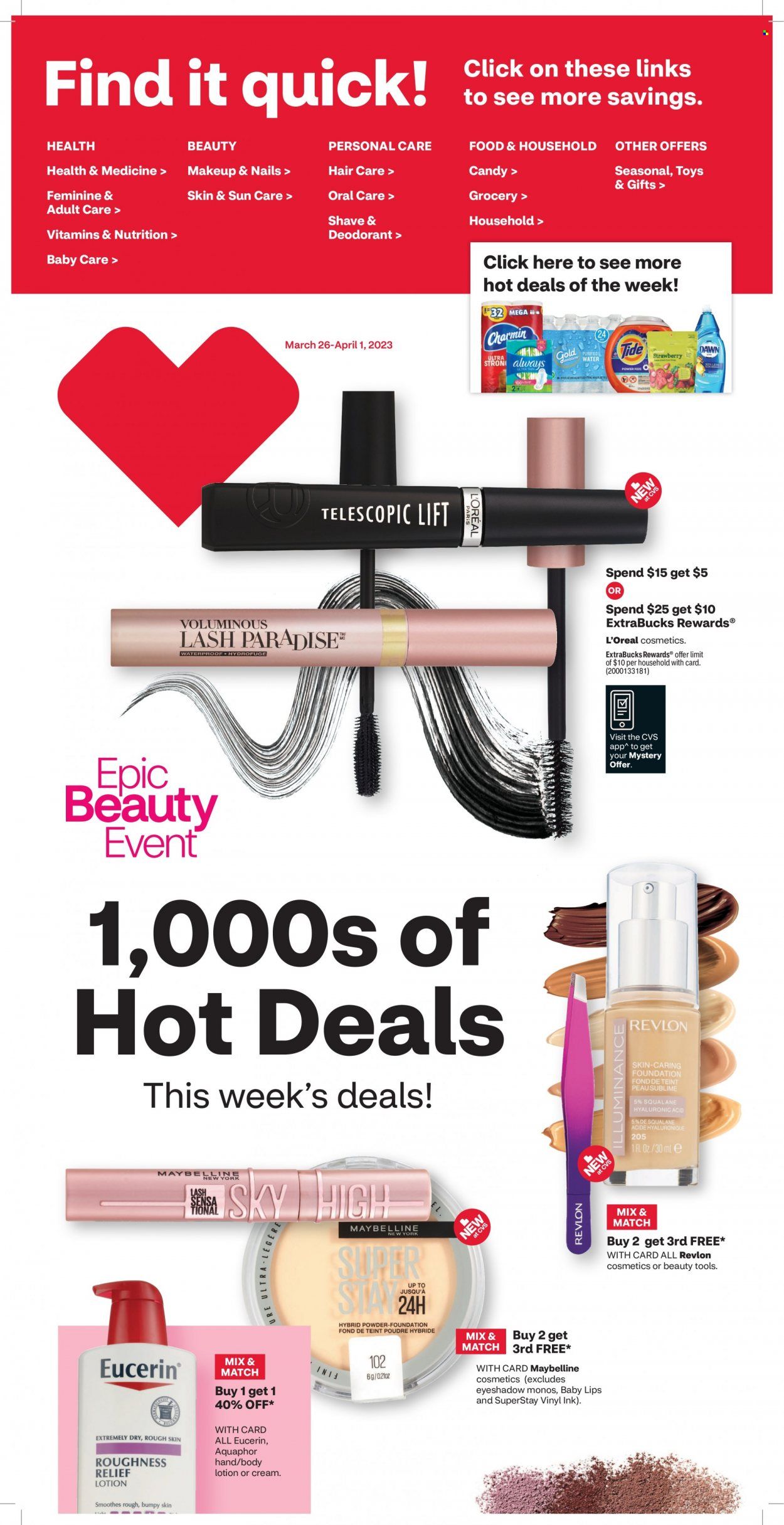 CVS Pharmacy Weekly Ad Flyer Specials March 26 to April 1, 2023