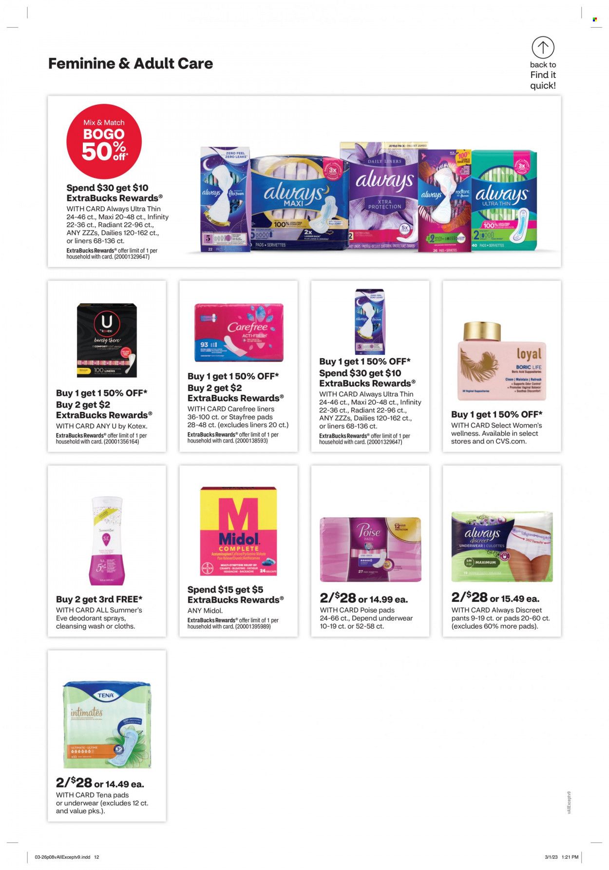CVS Pharmacy Weekly Ad Flyer Specials March 26 to April 1, 2023