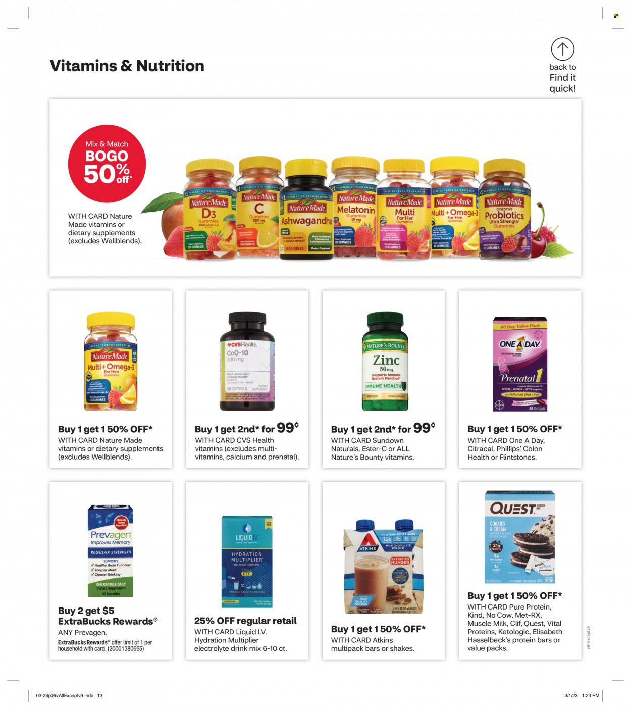 CVS Pharmacy Weekly Ad Flyer Specials March 26 to April 1, 2023