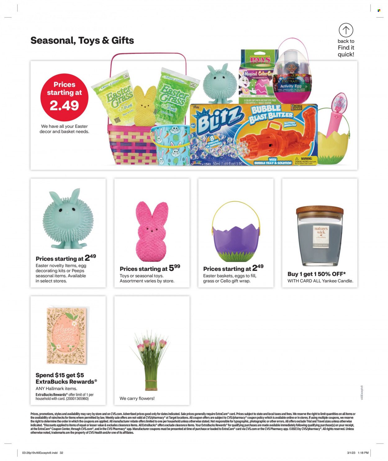 CVS Pharmacy Weekly Ad Flyer Specials March 26 to April 1, 2023