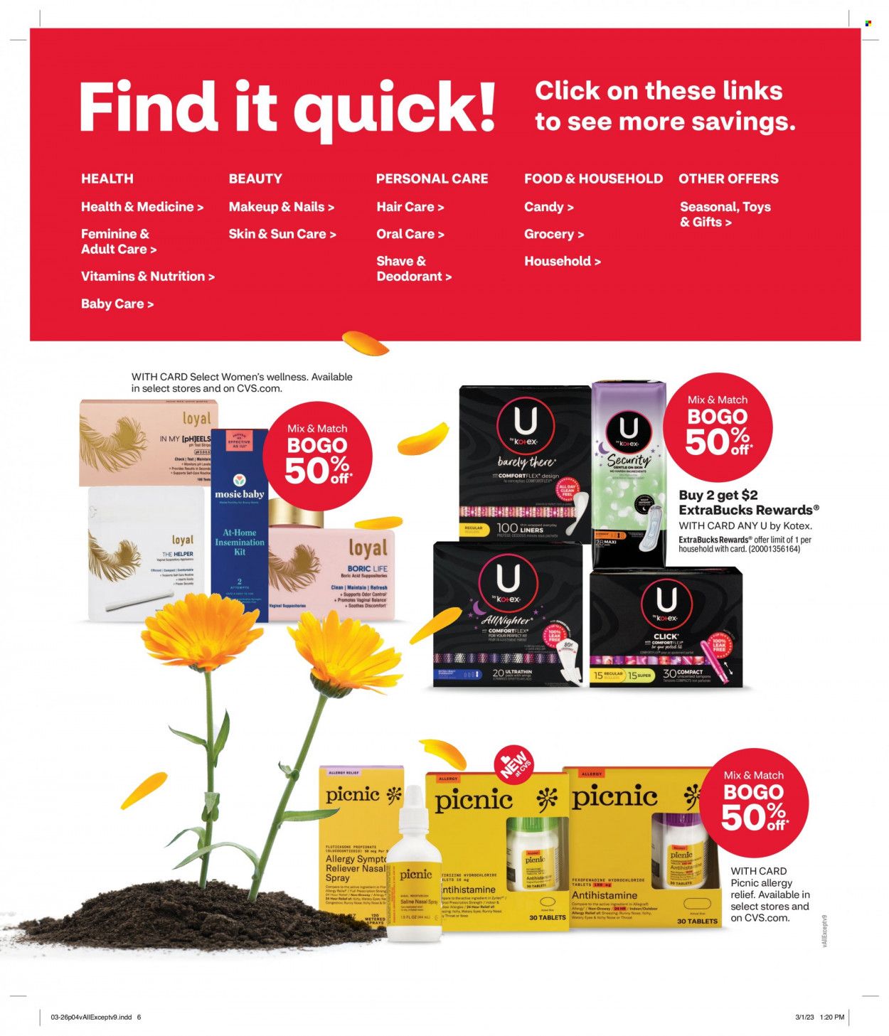 CVS Pharmacy Weekly Ad Flyer Specials March 26 to April 1, 2023
