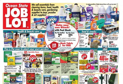 Ocean State Job Lot Weekly Ad & Flyer April 30 to May 6