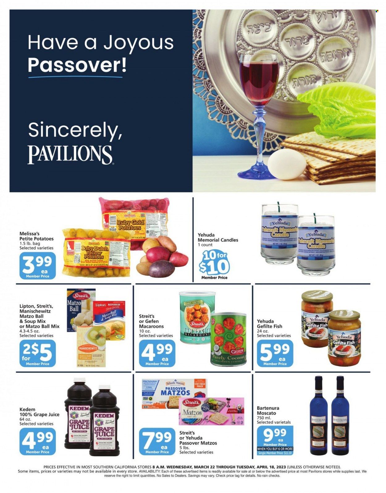 Pavilions (CA) Weekly Ad Flyer Specials March 22 to April 18, 2023