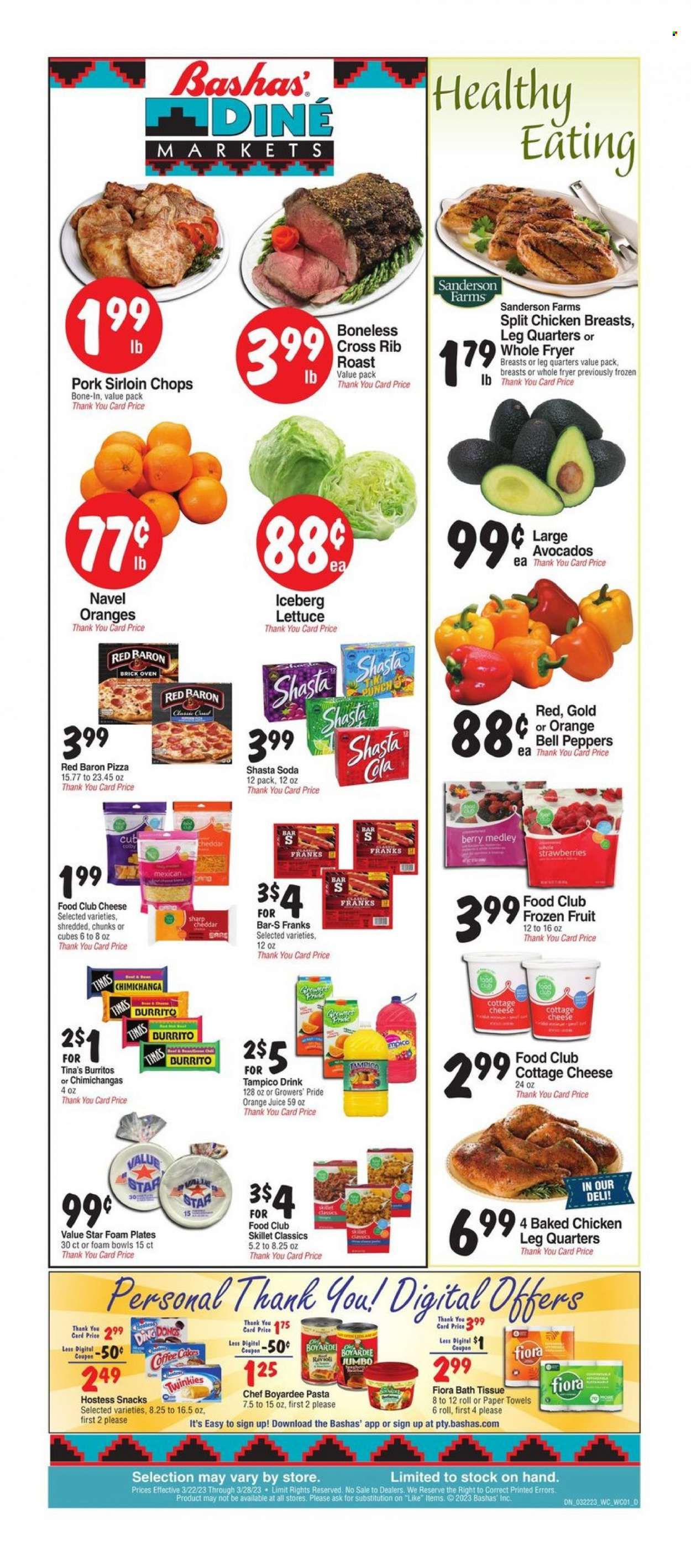Bashas' Diné Markets (AZ, NM) Weekly Ad Flyer Specials March 22 to March 28, 2023