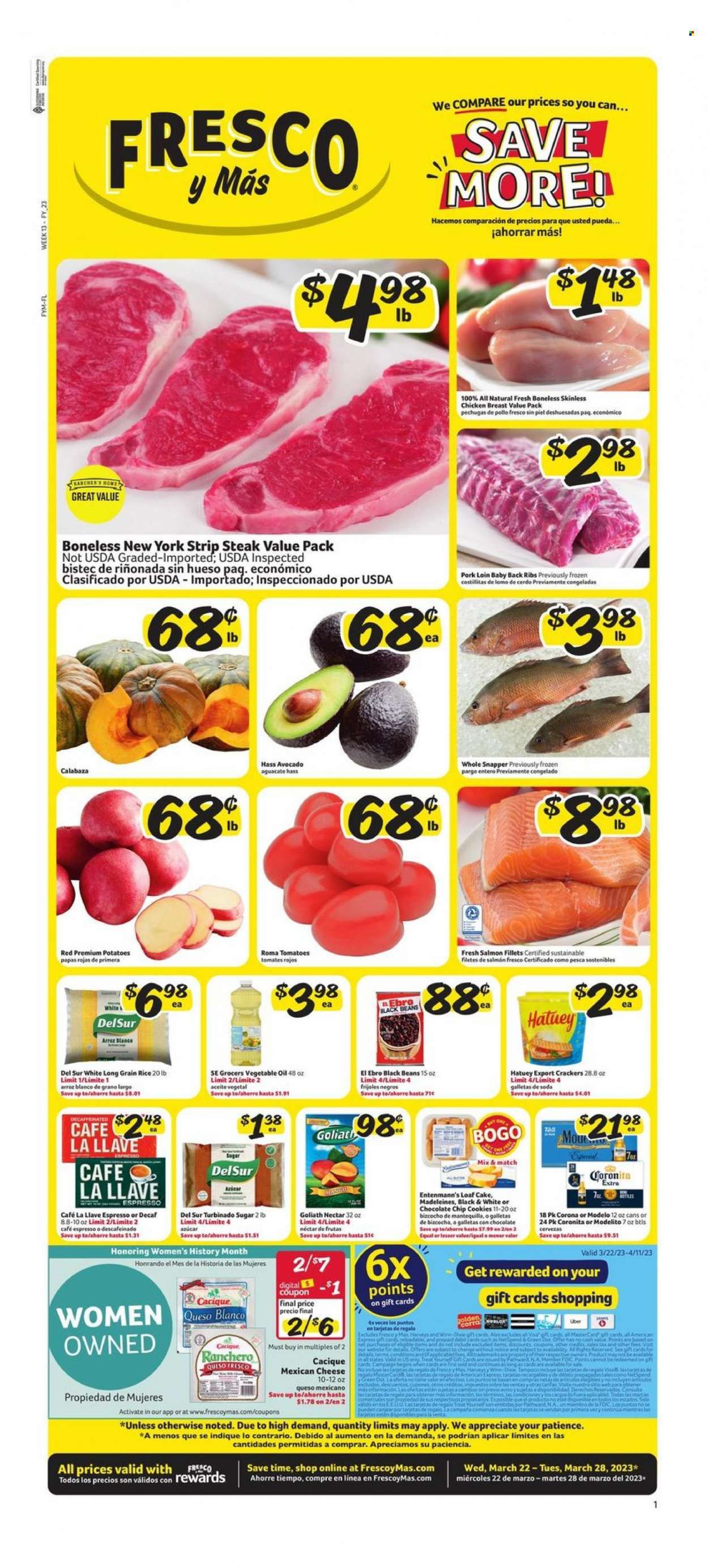 Fresco y Más (FL) Weekly Ad Flyer Specials March 22 to March 28, 2023