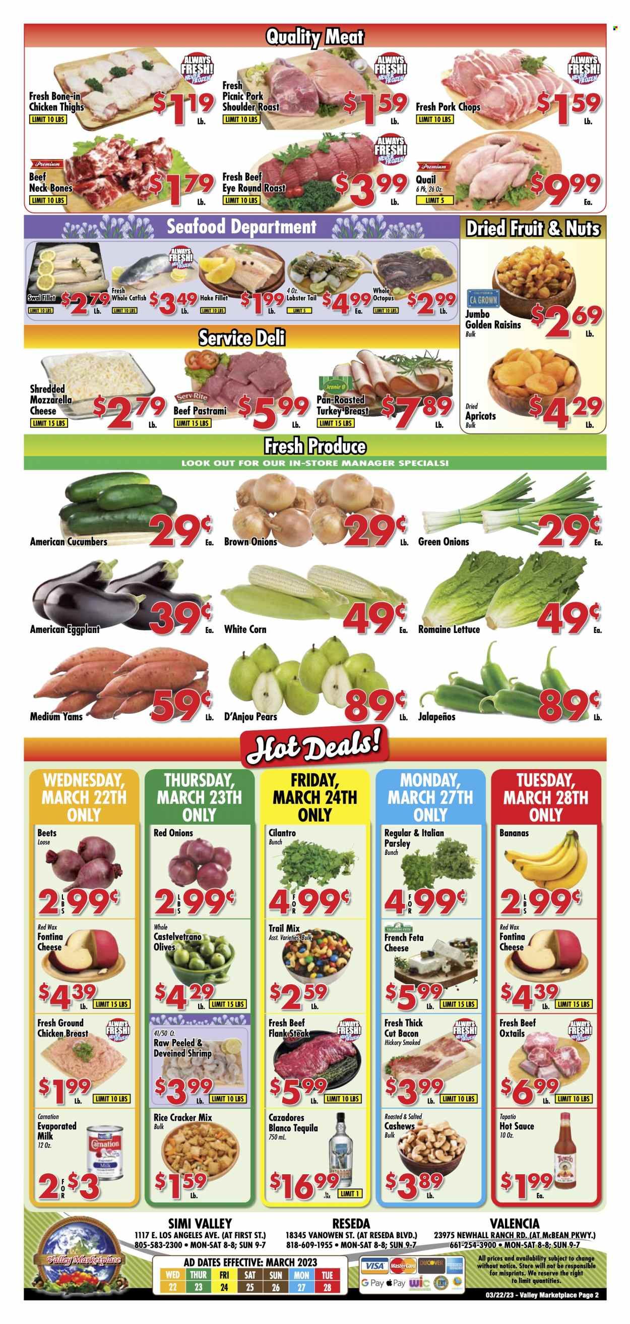 Valley Marketplace (CA) Weekly Ad Flyer Specials March 22 to March 28, 2023