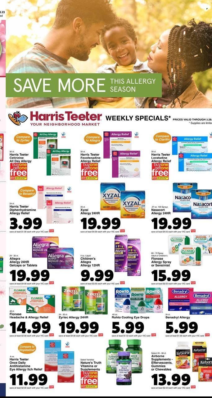 Harris Teeter Weekly Ad Flyer Specials March 22 to March 28, 2023