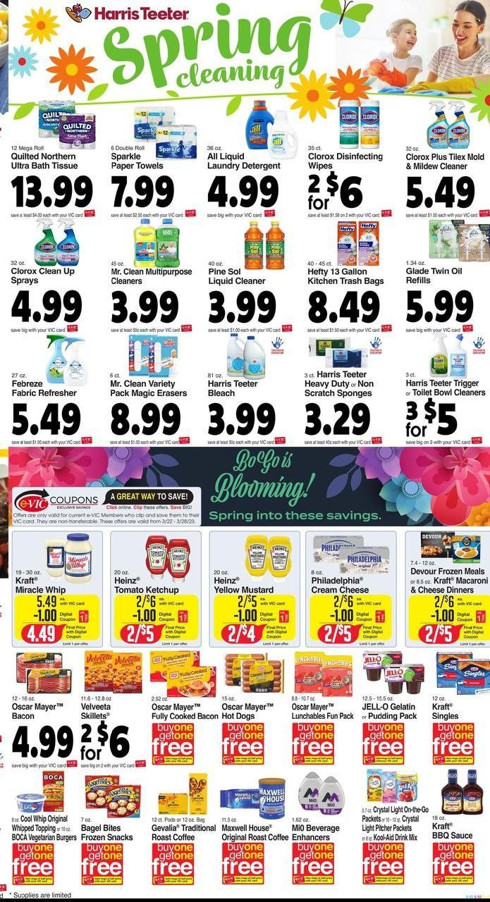 Harris Teeter Weekly Ad Flyer Specials March 22 to March 28, 2023