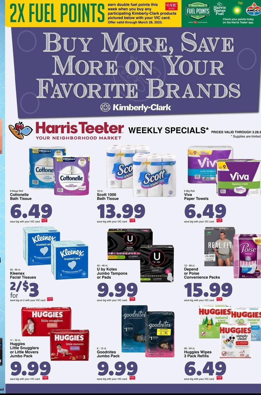 Harris Teeter Weekly Ad Flyer Specials March 22 to March 28, 2023