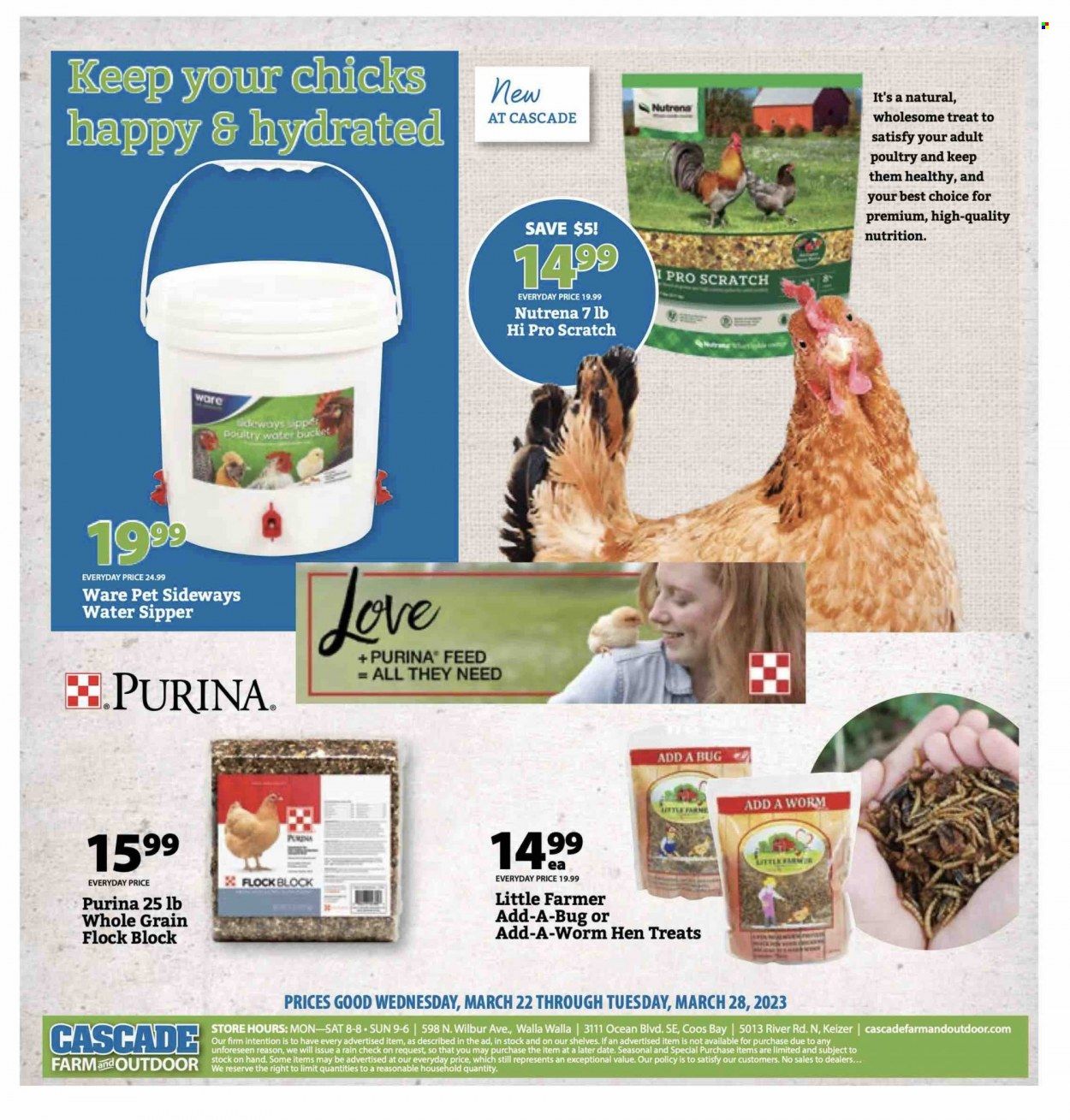 Cascade Farm And Outdoor (OR, WA) Weekly Ad Flyer Specials March 22 to March 28, 2023