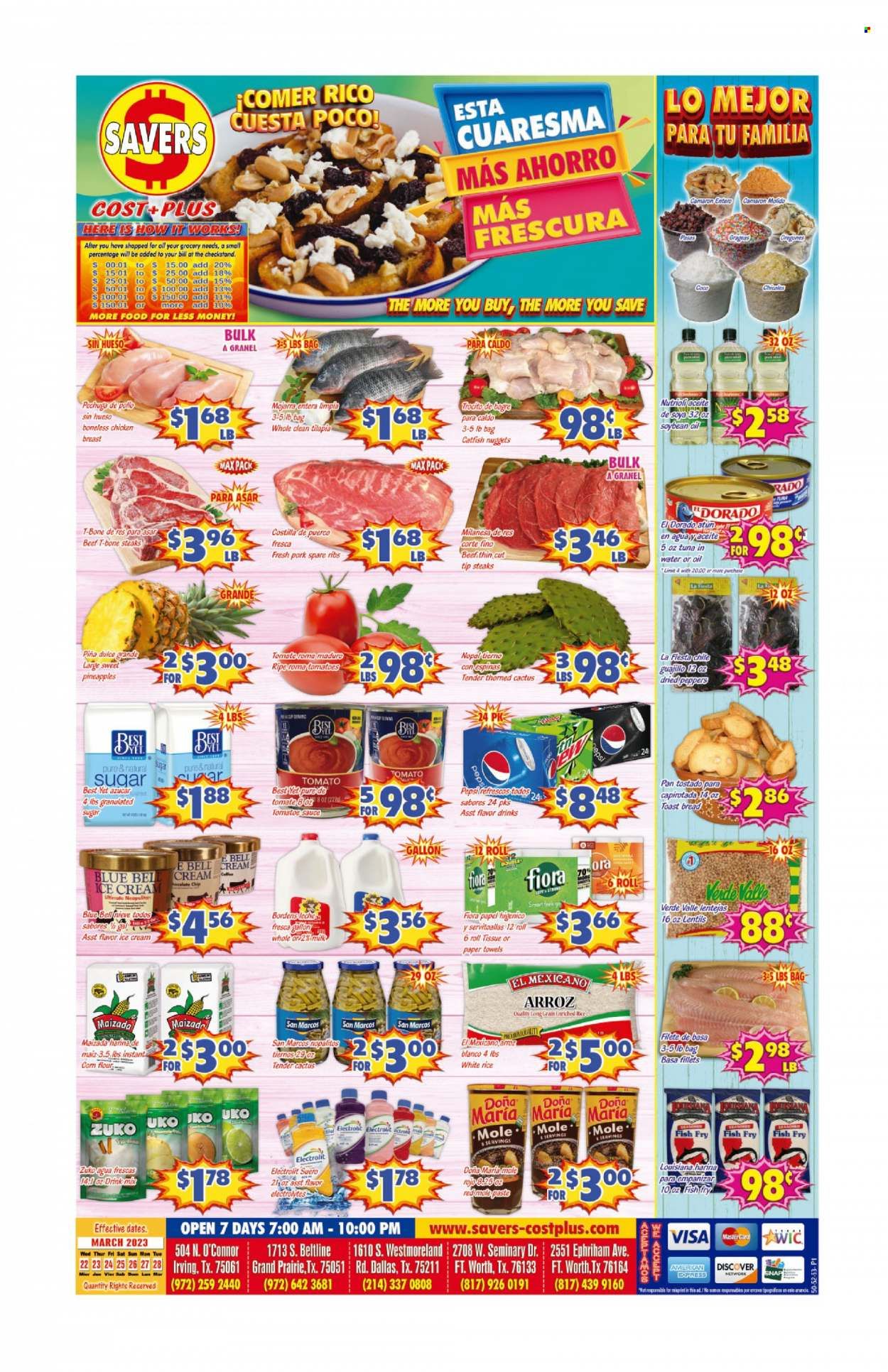 Savers Cost Plus (TX) Weekly Ad Flyer Specials March 22 to March 28, 2023