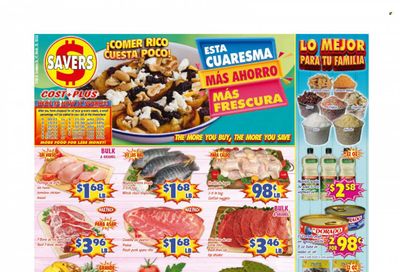 Savers Cost Plus (TX) Weekly Ad Flyer Specials March 22 to March 28, 2023