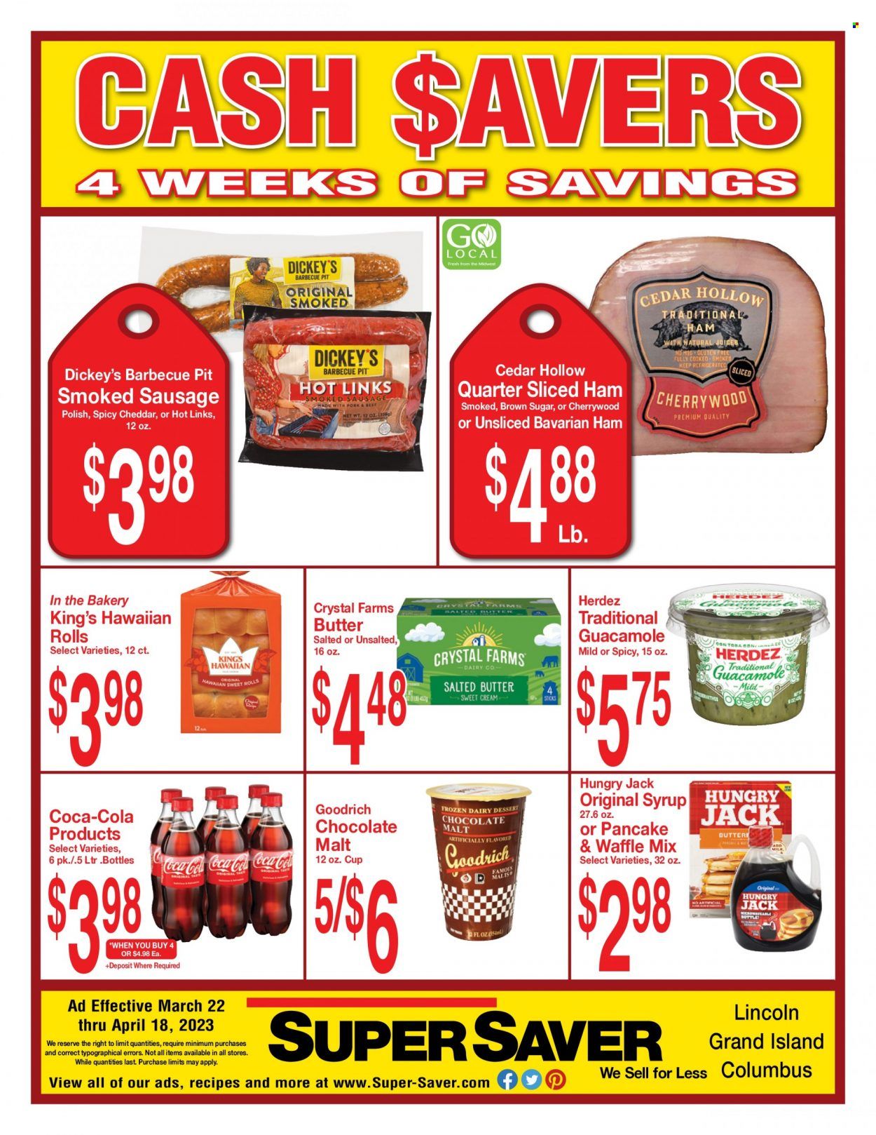 Super Saver Weekly Ad Flyer Specials March 22 to April 18, 2023