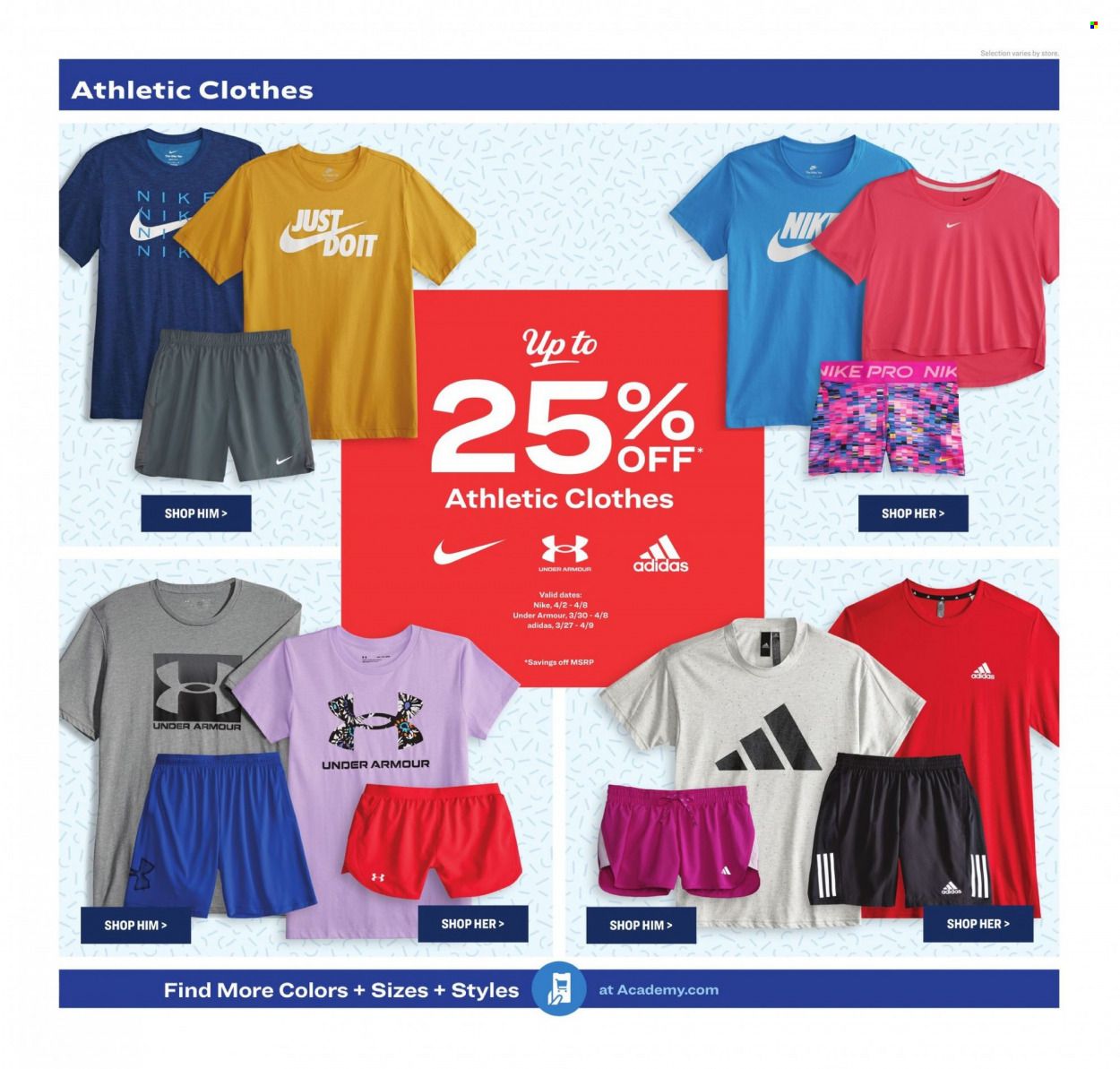 Academy Sports + Outdoors Weekly Ad Flyer Specials March 27 to April 10, 2023