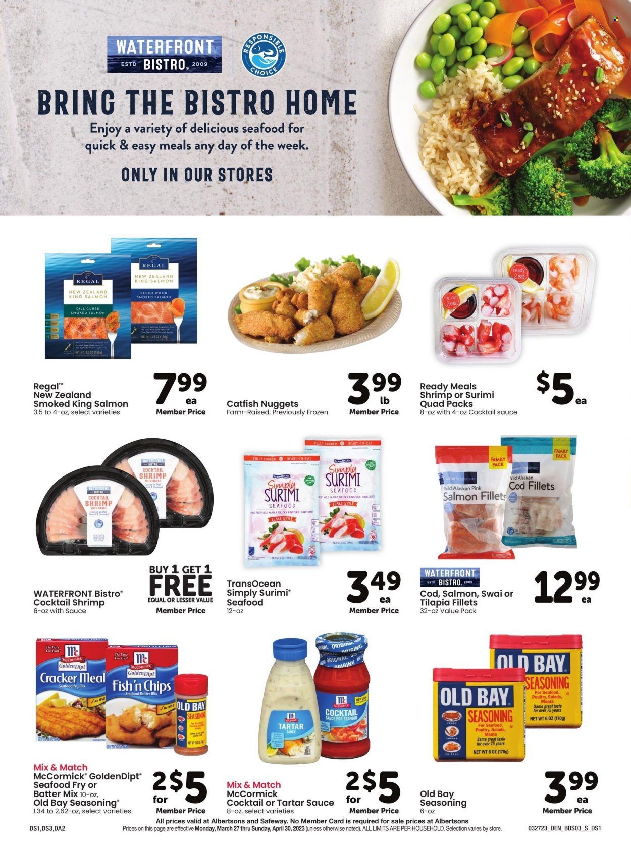 Safeway (CO, NE, NM, SD, WY) Weekly Ad Flyer Specials March 27 to April 30, 2023
