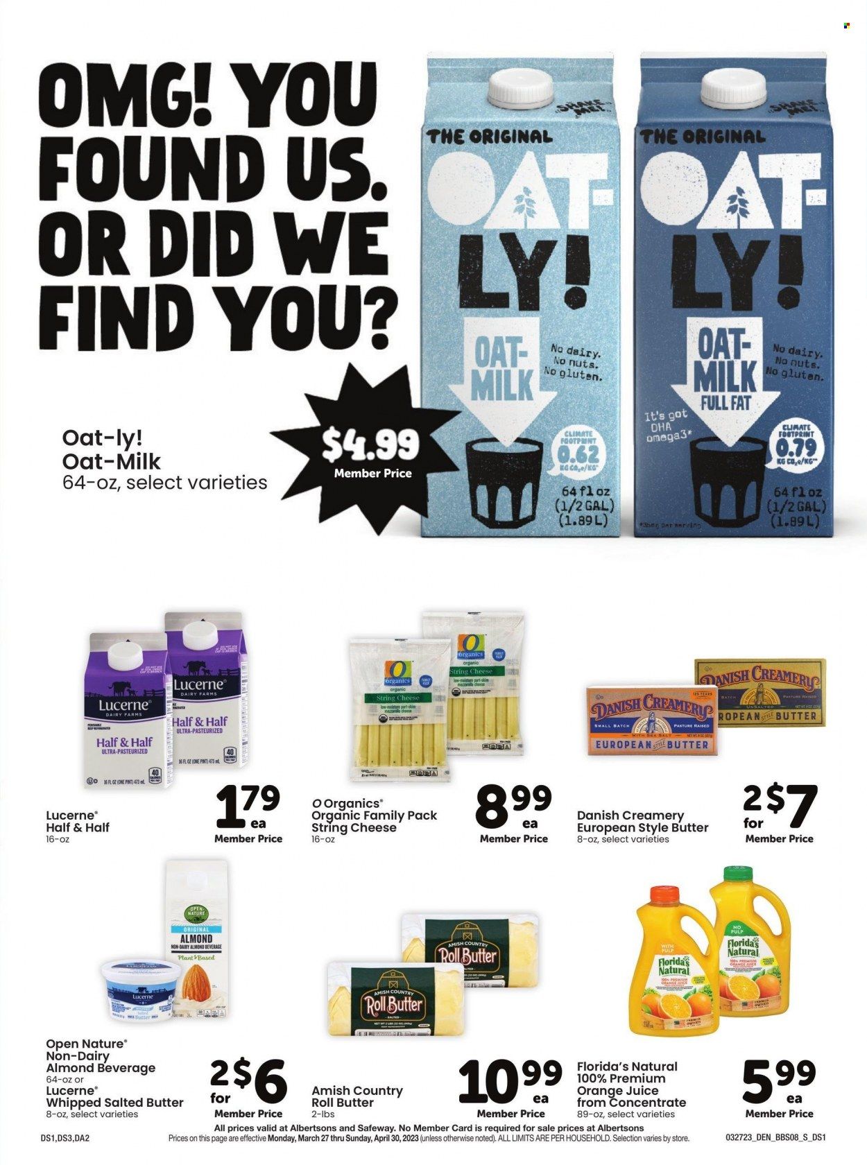 Safeway (CO, NE, NM, SD, WY) Weekly Ad Flyer Specials March 27 to April 30, 2023