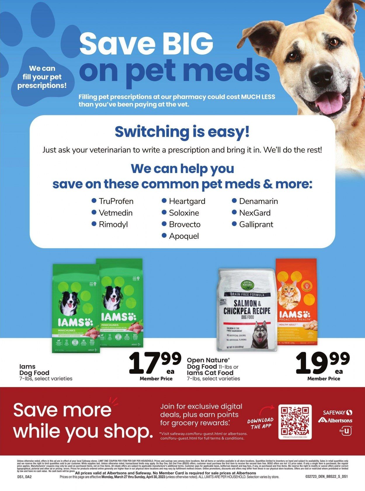 Safeway (CO, NE, NM, SD, WY) Weekly Ad Flyer Specials March 27 to April 30, 2023