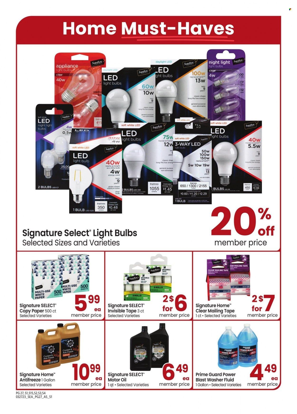 Safeway (WA) Weekly Ad Flyer Specials March 27 to April 30, 2023