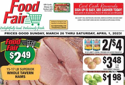 Food Fair Market (KY, OH, WV) Weekly Ad Flyer Specials March 26 to April 1, 2023
