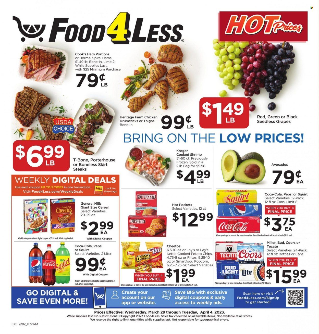Food 4 Less (IL) Weekly Ad Flyer Specials March 29 to April 4, 2023