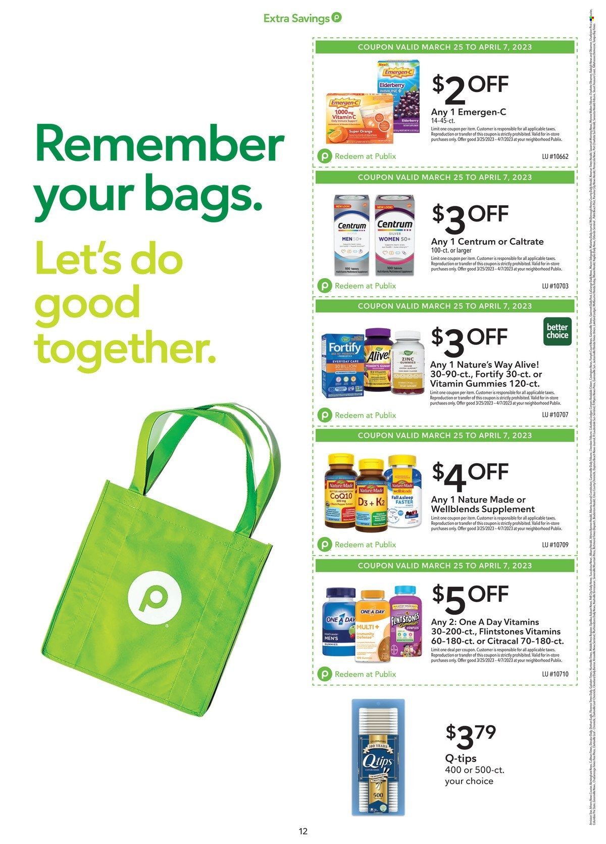 Publix (AL, FL, GA, NC, SC, TN) Weekly Ad Flyer Specials March 25 to April 7, 2023