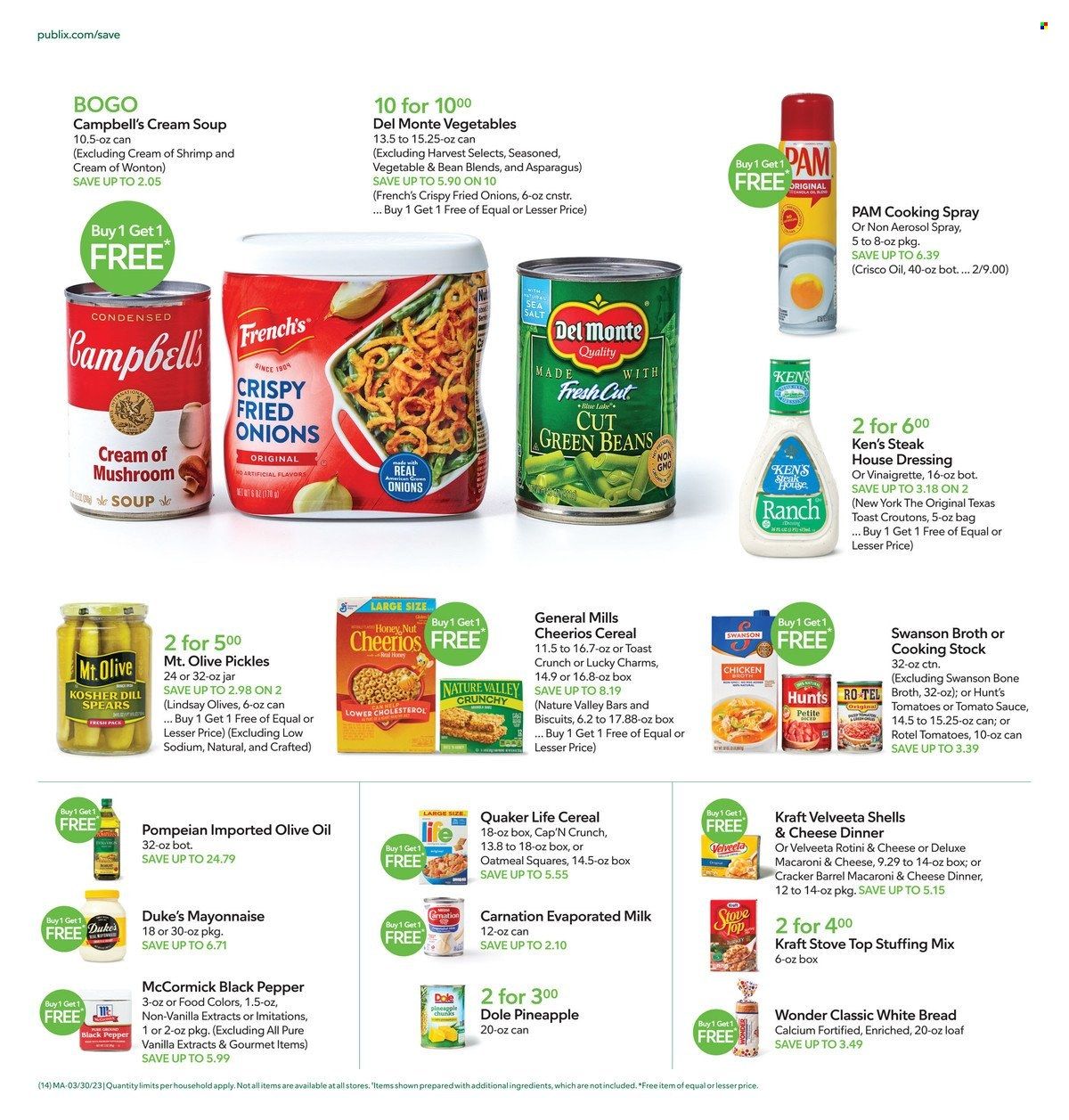 Publix (AL, FL, GA, NC, SC, TN) Weekly Ad Flyer Specials March 30 to April 8, 2023