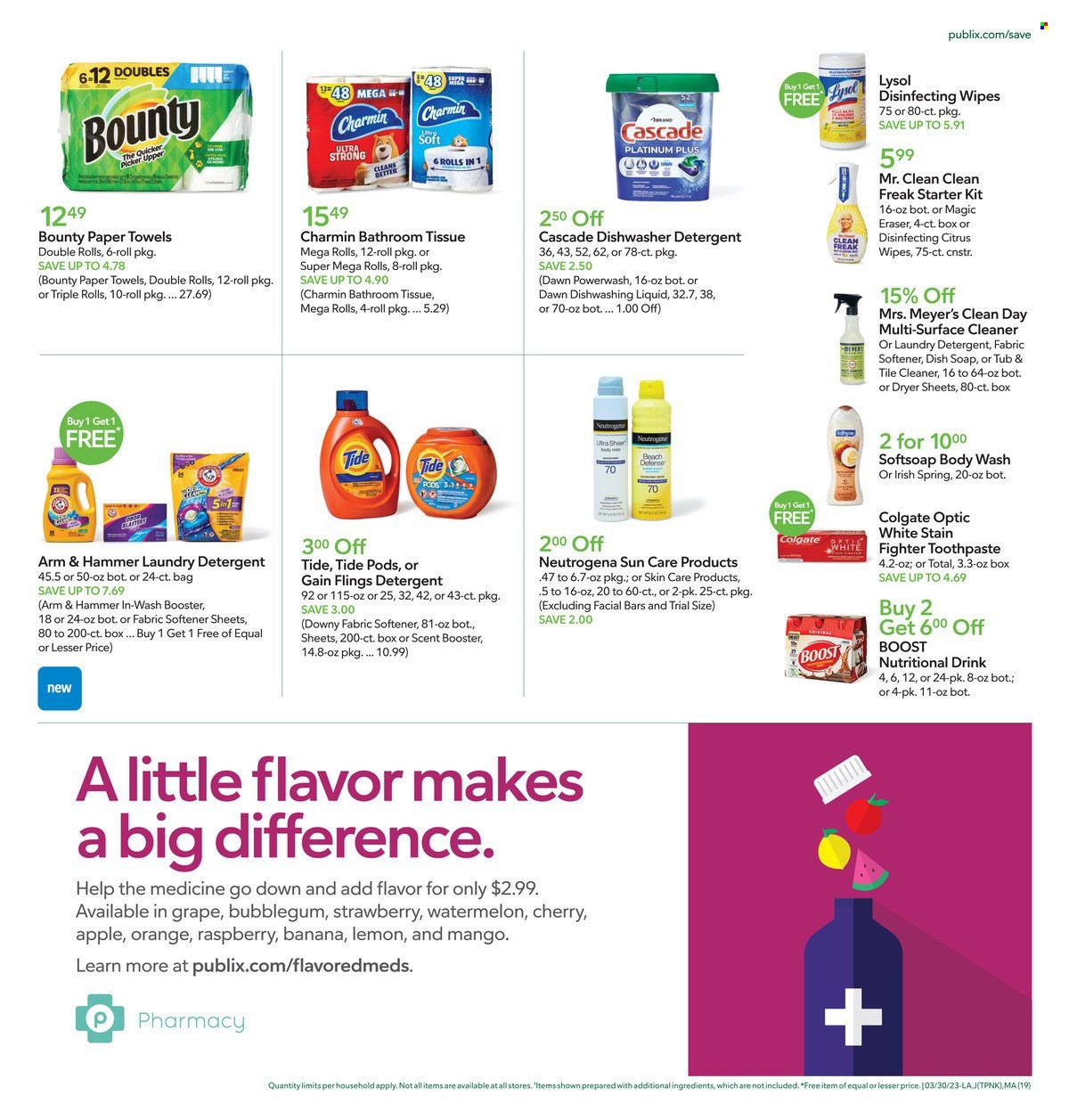 Publix (AL, FL, GA, NC, SC, TN) Weekly Ad Flyer Specials March 30 to April 8, 2023