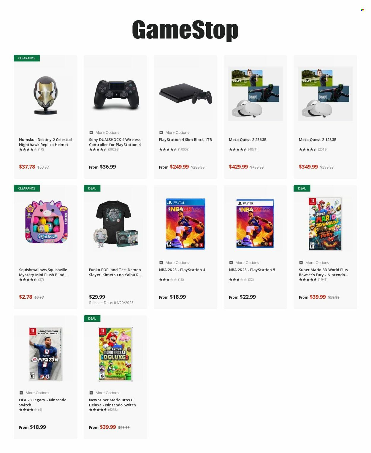 GameStop Weekly Ad Flyer Specials March 29 to April 4, 2023