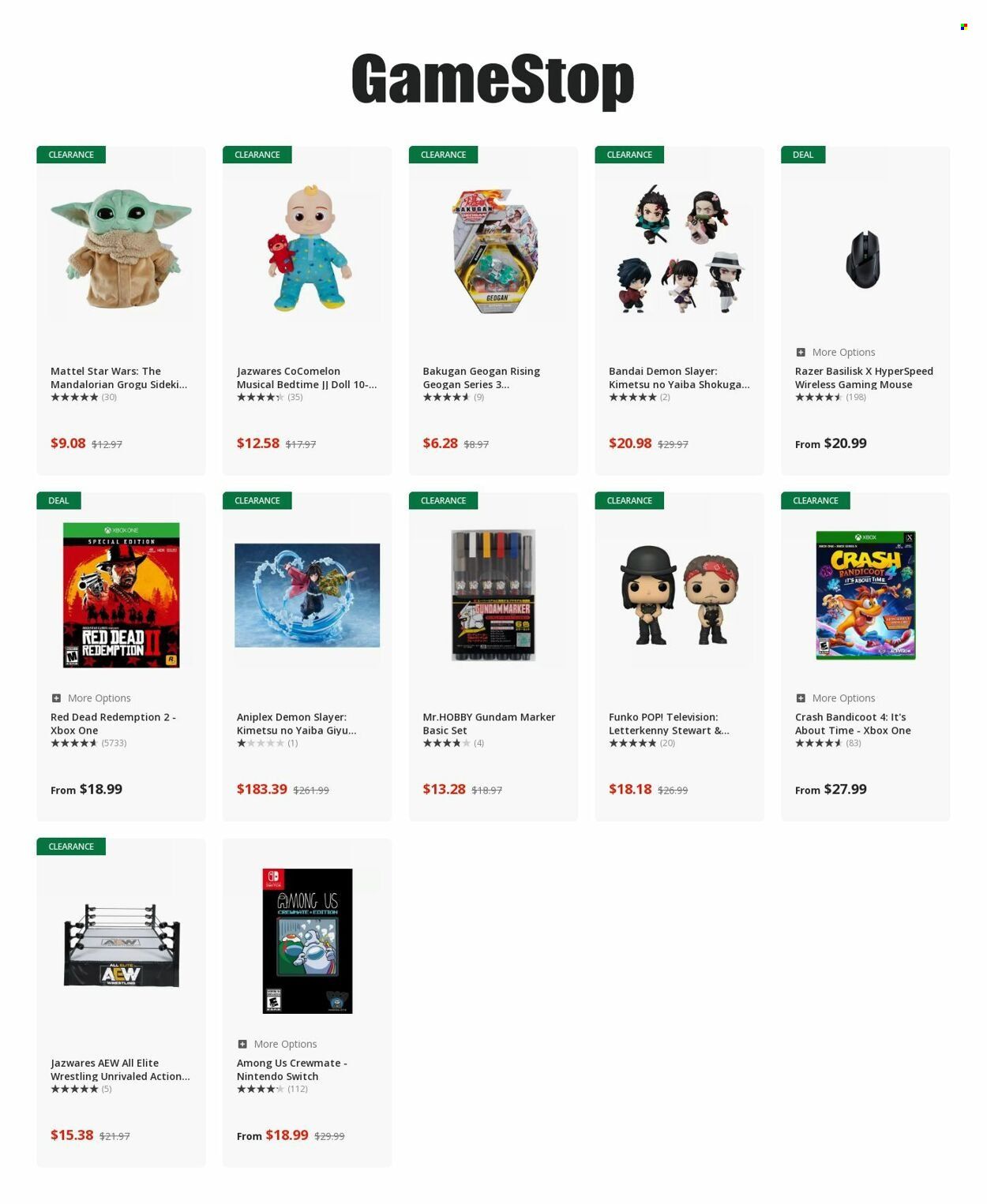 GameStop Weekly Ad Flyer Specials March 29 to April 4, 2023