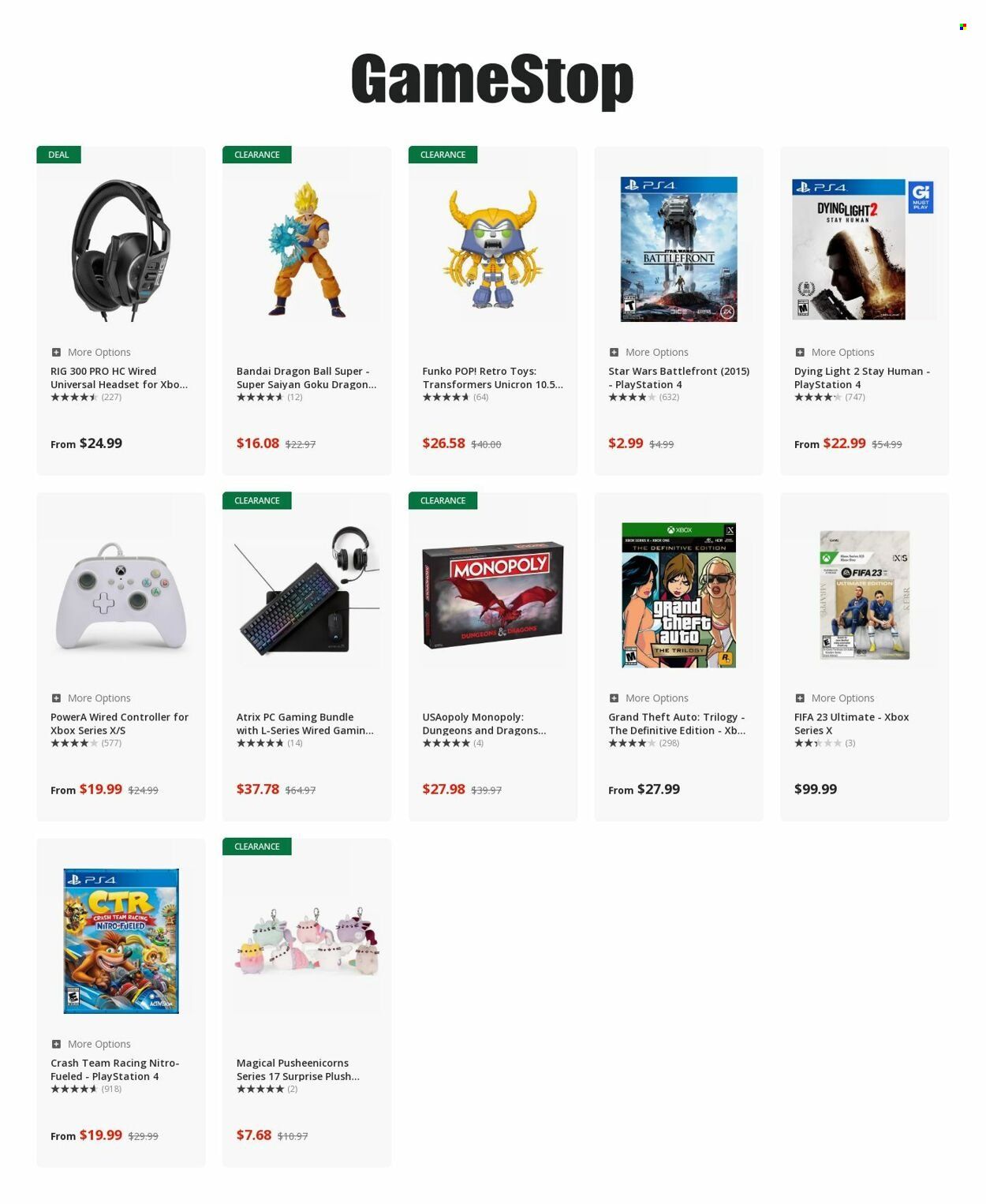 GameStop Weekly Ad Flyer Specials March 29 to April 4, 2023