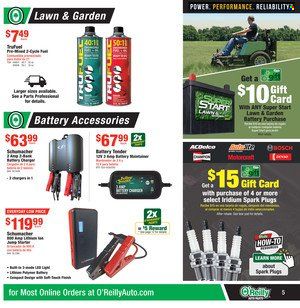 O'Reilly Auto Parts Weekly Ad Flyer Specials March 29 to April 25, 2023